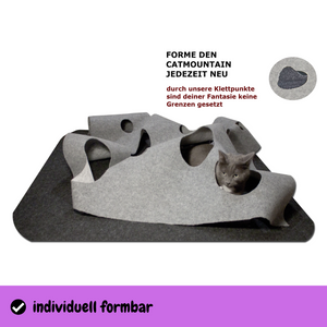 CatMountain® | 2 in 1 | Interaktives Katzenspielzeug